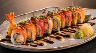 Rainbow tempura