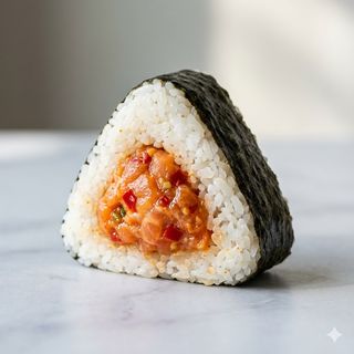 124.Onigiri spicy salmon