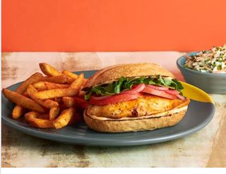 Burger de poitrine de poulet- Peri Burger