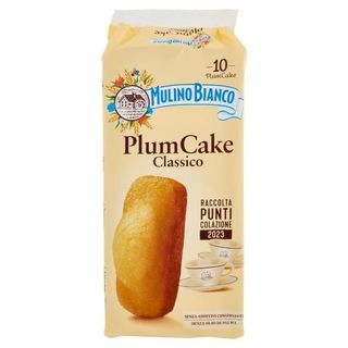 Mulino Bianco Plumcake Classico Merenda con Yogurt Italiano 10 pezzi 330g