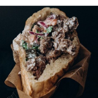 Шаучак сирний з курячим м'ясом