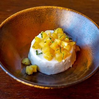 Flan de Coco y Mango