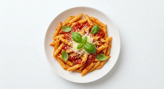 Penne cu sos de rosii si busuioc