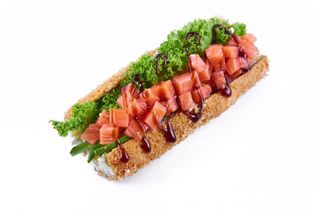 Суші-шаурма з лососем