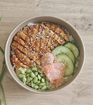 Katsu chicken bowl