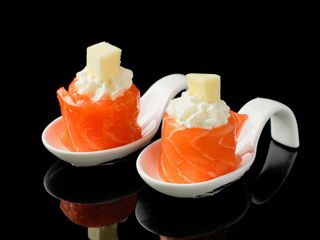 146 Cucharas salmón y mango (2 uds.)