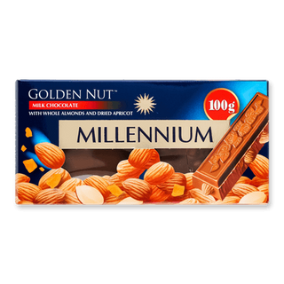 Шоколад молочний Millennium Golden Nut мигдаль-курага (100г)