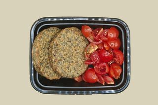 VEG Hamburger e pomodorini