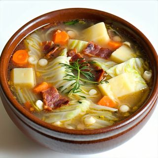 Kapuśniak na wędzonce