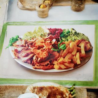 Shaorma farfurie mixta