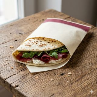 Bresaola, robiola, spalmabile e rucola