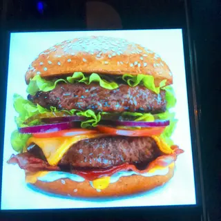 Yummy kebab burger duplo