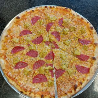 Pizza Salami Halal (Mediana)