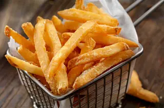 Tapa de patatas fritas caseras