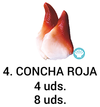 4. Sashimi De Concha Roja (8 Uds.)