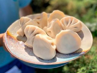 Хінкалі з Сулугуні та Імеретинським сиром (100г)