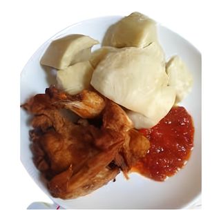 Igname Bouillie Poulet