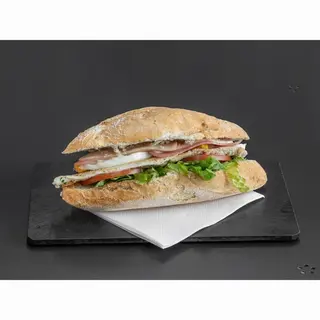 B4-Bocadillo De Lomo Adobado, Queso Y Pimiento Piquillo