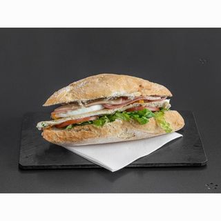 B4-Bocadillo De Lomo Adobado, Queso Y Pimiento Piquillo