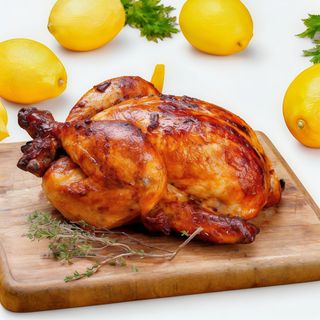 Pollo asado entero
