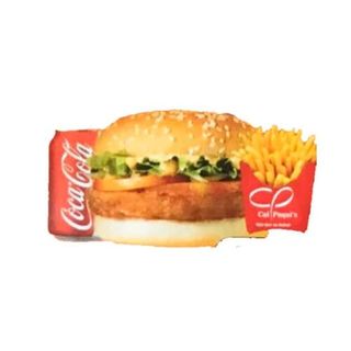 Menú hamburguesa de pollo