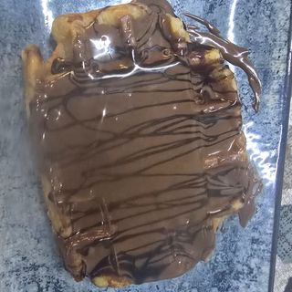 Gofre con chocolate 