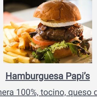 Hamburguesa Papi's (200 G.)