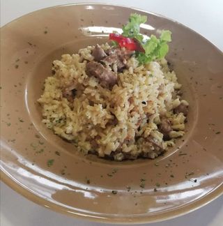 Rižoto sa teletinom i gljivama