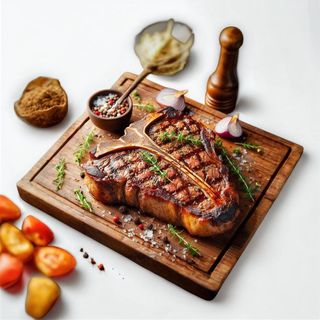 T-Bone Steak + Chips