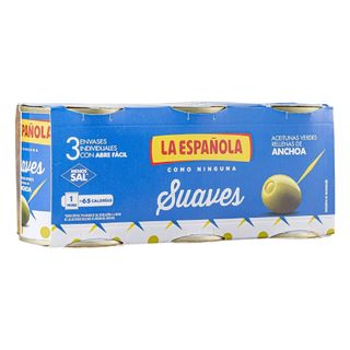 La española suaves aceitunas 3 lata (120 g.)