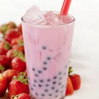 Milk Tea Especial De Fresas (500 Ml.)