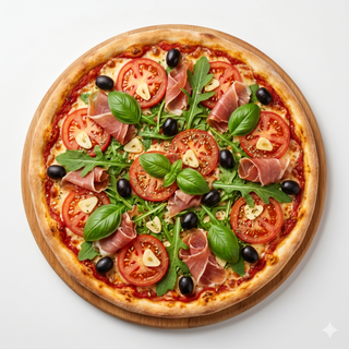Pizza rústica (28 cm.)