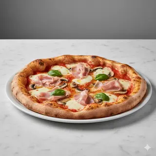 Pizze Cotto E Funghi (33 Cm.)