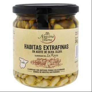 Habitas Extrafinas en Aceite Oliva de Nuestra Tierra 345 Gr.