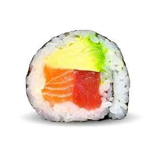 Sanshoku futomaki (5 pzs.)