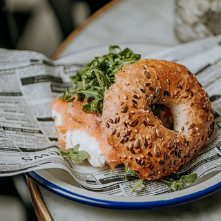 BAGEL DE SALMÓN AHUMADO