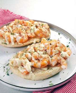 Mollete De Gambas Con Alioli