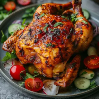 Pollo entero asado  SOLO