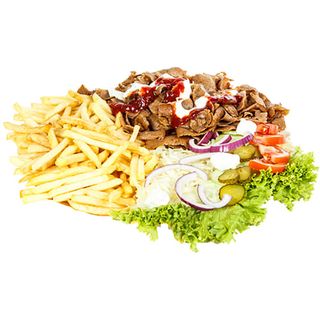 Talerz kebab Amerykański