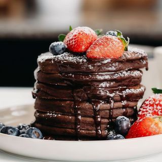 Pancakes de chocolate