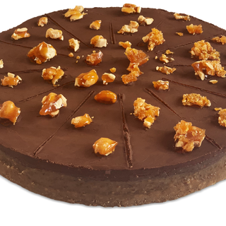 Felie tort Snickers vegan 