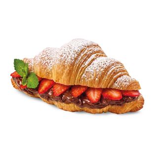 Croissant Truskawka z Czekoladą