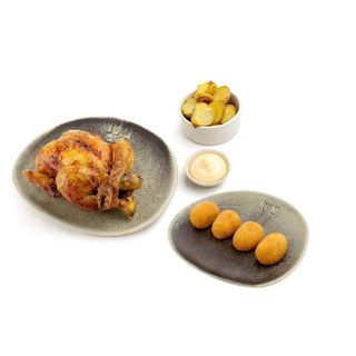 Combo (para 2 personas), incluye 4 croquetas
