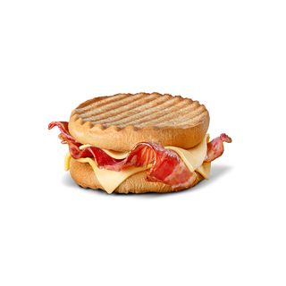 GinToast con bacon e formaggio