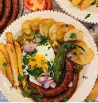 Plat Œuf Merguez 
