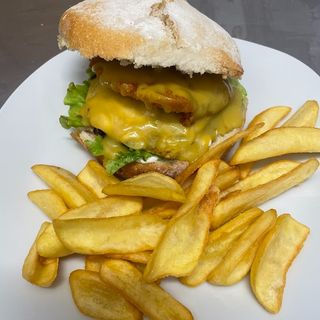 Menú de Hamburguesa Tierra Aire