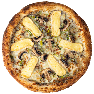 Піца із сиром брі, грибами та трюфелем