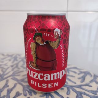 Lata cruzcampo 