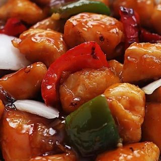 Pollo con Salsa Agridulce