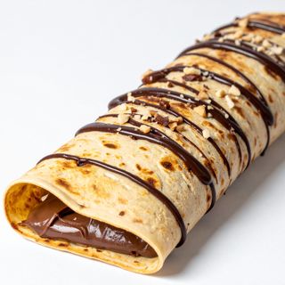 Piadina sottile farcita con Nutella